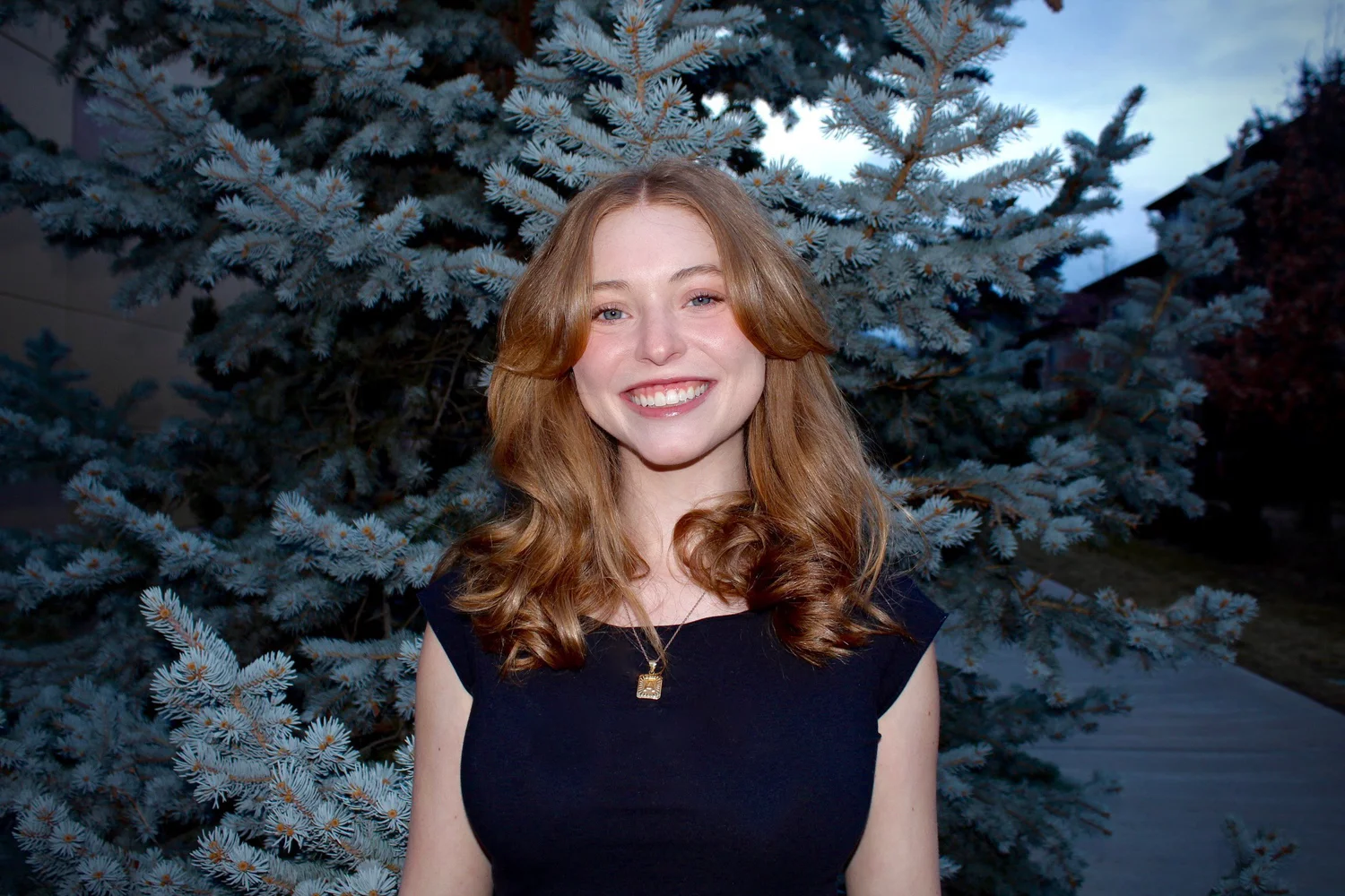 Portrait headshot of Averie Dow smiling